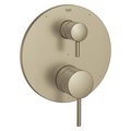 Grohe Timeless Pressure Balance Valve Trim With 3-Way Diverter With Cartridge, Brushed Nickel 29427EN0